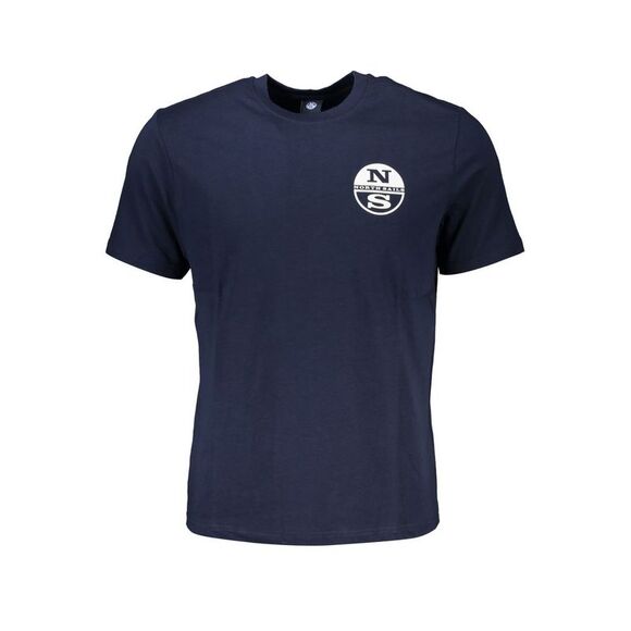 North Sails Blue Cotton Men's Men's T-Shirt